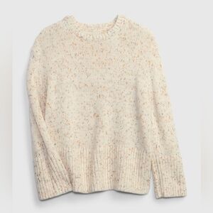 NWT Gap 24/7 Split-Hem Confetti Sweater, Size Small/Tall